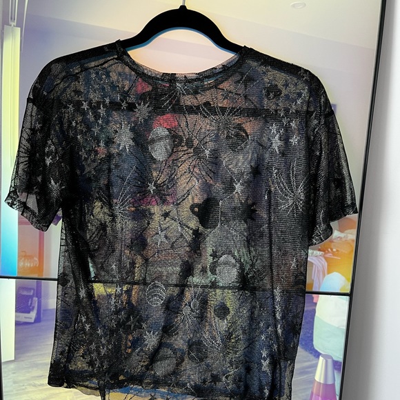 Zara galaxy see through mesh top - Picture 11 of 15
